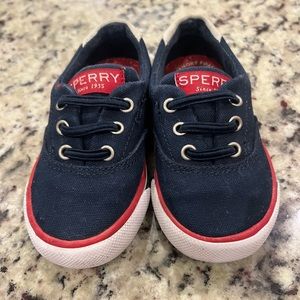 Sperry Kids Sneakers - Navy and Red